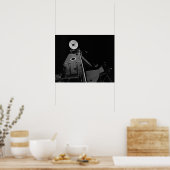 アポロ14月モジュール&アースライズ ポスター (キッチン)