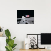 アポロ14月宇宙飛行士 ポスター (ホームオフィス)