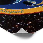 アポロ14 NASAミッションパッチロゴ ポスター (角)