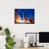 アポロ15号の発射 ポスター (ホームオフィス)