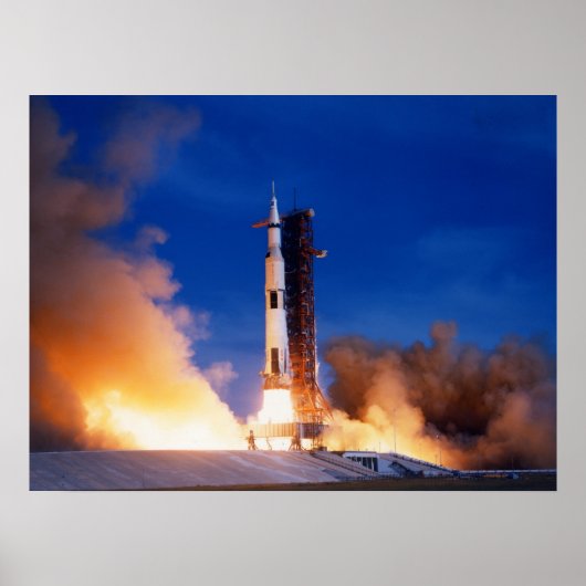 アポロ15号の発射 ポスター (正面)