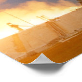 アポロ15号の発射 ポスター (角)