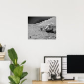 アポロ15宇宙飛行士&月探査車 ポスター (ホームオフィス)