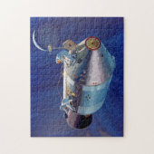 アポロ15指令モジュールPoのヴィンテージ概念 ジグソーパズル (縦)