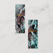 アポロ15着陸地アナグリフのブックマーク スキニー名刺 (正面/裏面)