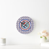 アポロ15記章 ラウンド壁時計 (ホーム)