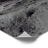 アポロ16人宇宙飛行士サルテスアメリカ国旗 ポスター (角)