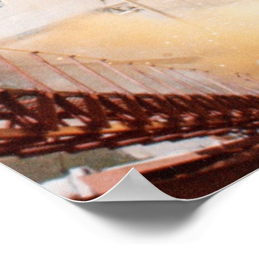 アポロ16号の発射 ポスター (角)