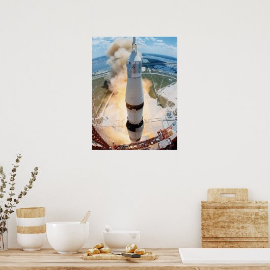 アポロ16号の発射 ポスター (キッチン)