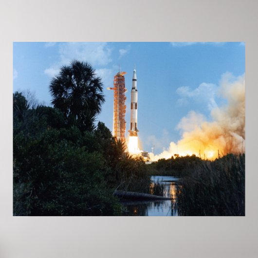 アポロ16号の発射 ポスター (正面)