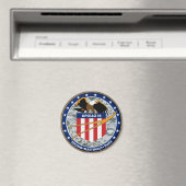 アポロ16 NASAミッションパッチロゴ マグネット (インサイチュ (食洗機))