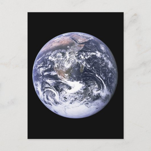 アポロ17の地球 ポストカード (正面)