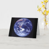 アポロ17の宇宙の地球 カード (黄色い花)