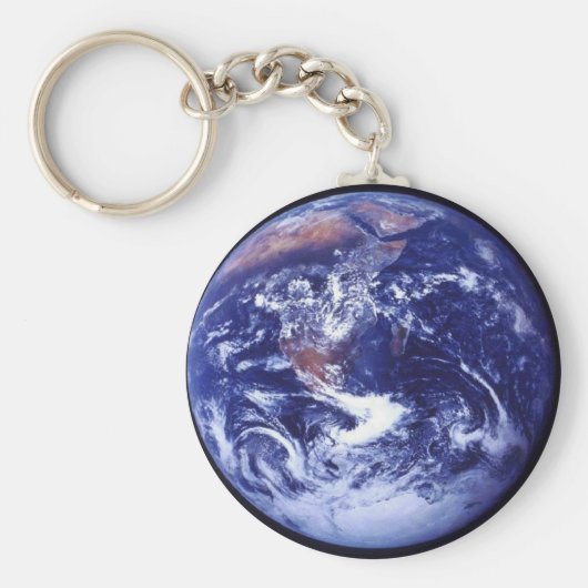 アポロ17の宇宙の地球 キーホルダー (正面)