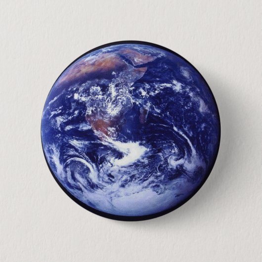 アポロ17号から見た宇宙の地球 缶バッジ (正面)