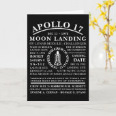 アポロ17号宇宙航海シンボル カード (黄色い花)