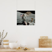 アポロ17宇宙飛行士&LRV ポスター (キッチン)