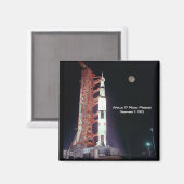 アポロ17月ミッション マグネット (正面/裏面)