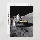 アポロ17月ローバー ポストカード (正面/裏面)