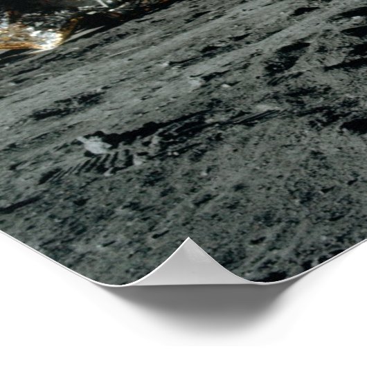 アポロ17月着陸地 ポスター (角)