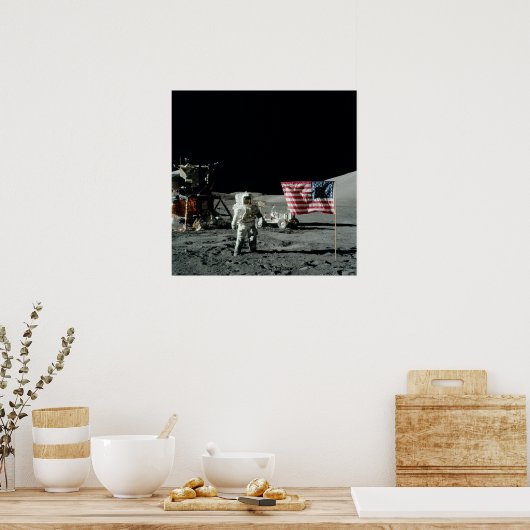 アポロ17月着陸地 ポスター (キッチン)