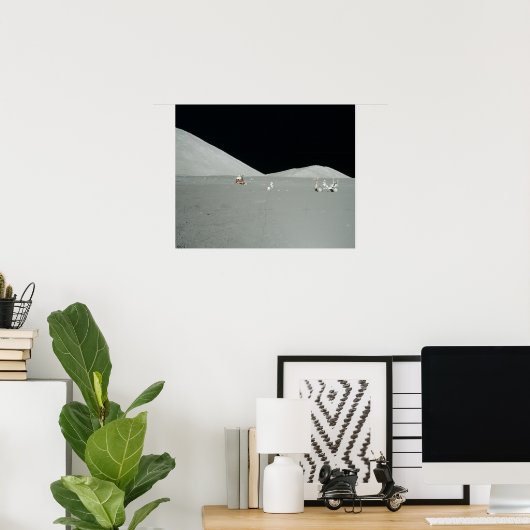 アポロ17着陸地 ポスター (ホームオフィス)