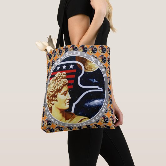 アポロ17 トートバッグ (クローズアップ)