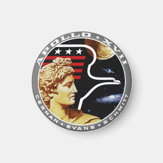 アポロ17：最後の万歳！ マグネット (正面)