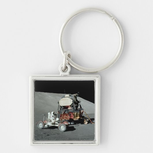 アポロ17 -最終によって人を配置される月面着陸 キーホルダー (正面)