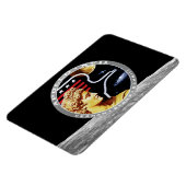 アポロ17 NASAミッションパッチロゴ マグネット (左側)