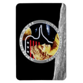 アポロ17 NASAミッションパッチロゴ マグネット (縦)