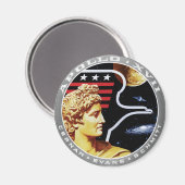 アポロ17 NASAミッションパッチロゴ マグネット (正面/裏面)