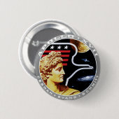 アポロ17 NASAミッションパッチロゴ 缶バッジ (正面&裏面)