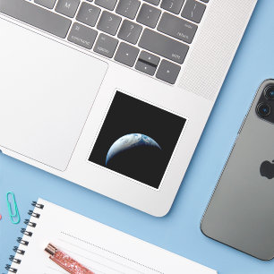 アポロ4ミッションから取り出された三日月地球。 シール