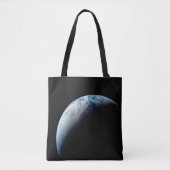 アポロ4ミッションから取り出された三日月地球。 トートバッグ (正面)
