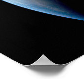 アポロ4ミッションから取り出された三日月地球。 ポスター (角)