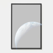 アポロ4ミッションから取り出された三日月地球。 ポストイット (正面)