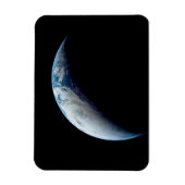 アポロ4ミッションから取り出された三日月地球。 マグネット (縦)