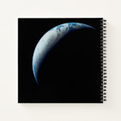 アポロ4ミッションから取り出された三日月地球。2 ノートブック (裏面)