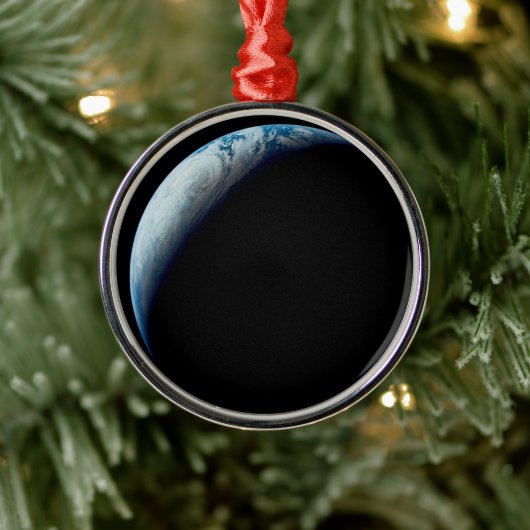 アポロ4ミッションから取り出された三日月地球。2 メタルオーナメント (ツリー)