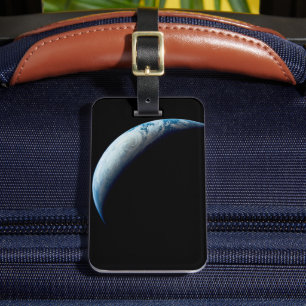 アポロ4ミッションから取り出された三日月地球。2 ラゲッジタグ