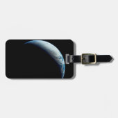 アポロ4ミッションから取り出された三日月地球。2 ラゲッジタグ (正面横)