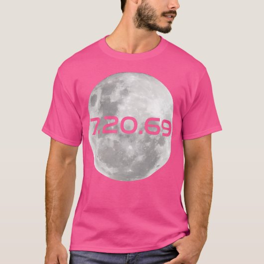 アポロ50周年記念07-20-69 Tシャツ (正面)