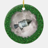 アポロ8クリスマスイブムーンミッション セラミックオーナメント (裏面)