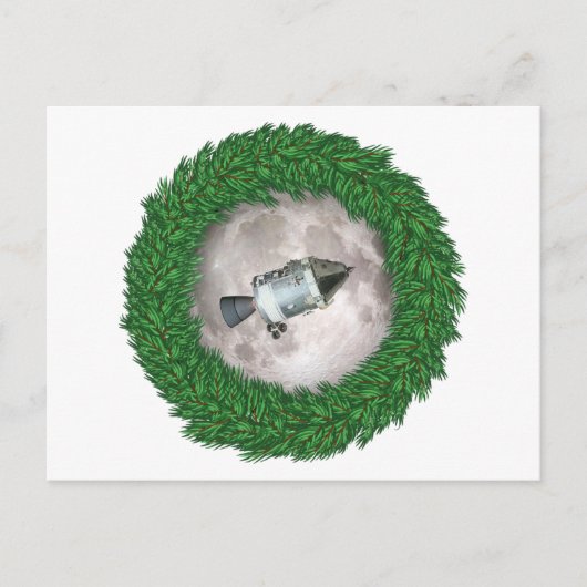 アポロ8クリスマスイブムーンミッション ポストカード (正面)
