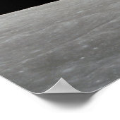 アポロ8号から見た月の上に昇る地球 ポスター (角)