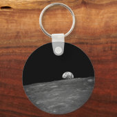 アポロ8号による地球の変化の写真 キーホルダー (正面)