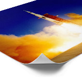 アポロ8号の発射 ポスター (角)