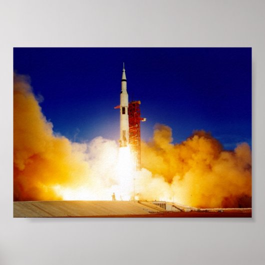 アポロ8号の発射 ポスター (正面)