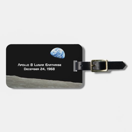 アポロ8月面地球50周年記念 ラゲッジタグ (正面横)